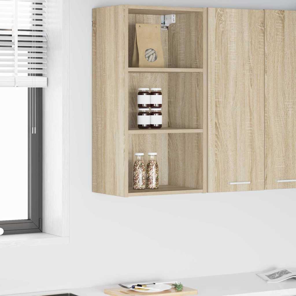 vidaXL Hanging Cabinet Sonoma Oak 40 x 29.5 x 80 cm Engineered Wood 1