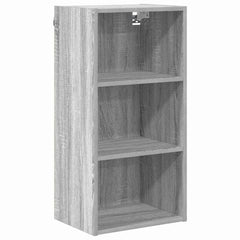 vidaXL Hanging Cabinet Grey Sonoma 40 x 29.5 x 80 cm Engineered Wood 2