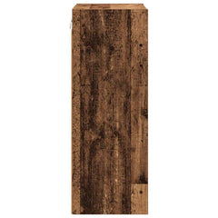 vidaXL Hanging Cabinet Old Wood 40 x 29.5 x 80 cm Engineered Wood 6