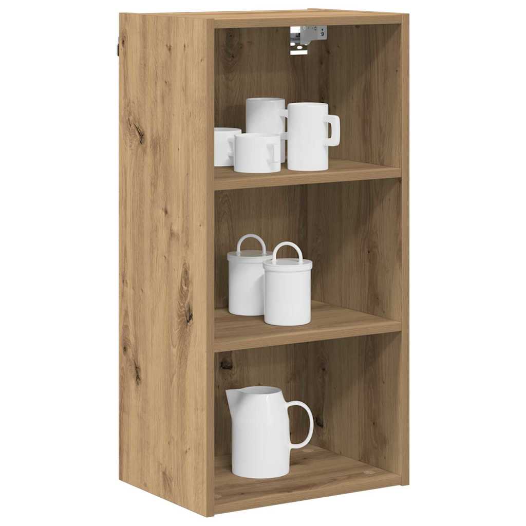 vidaXL Hanging Cabinet Artisan Oak 40 x 29.5 x 80 cm Engineered Wood 3