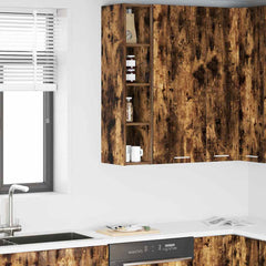 vidaXL Hanging Cabinet Smoked Oak 20 x 29.5 x 100 cm Engineered Wood 1