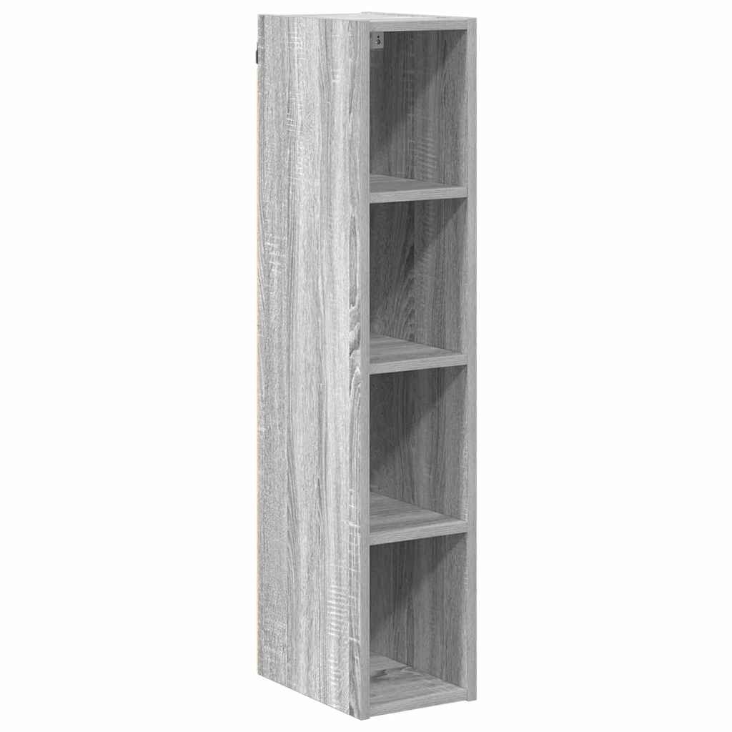 vidaXL Hanging Cabinet Grey Sonoma 20 x 29.5 x 100 cm Engineered Wood 2