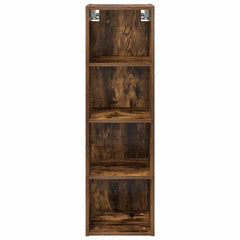 vidaXL Hanging Cabinet Smoked Oak 30 x 29.5 x 100 cm Engineered Wood 5