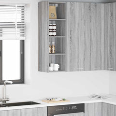 vidaXL Hanging Cabinet Grey Sonoma 30 x 29.5 x 100 cm Engineered Wood 1