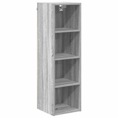 vidaXL Hanging Cabinet Grey Sonoma 30 x 29.5 x 100 cm Engineered Wood 2