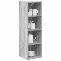 vidaXL Hanging Cabinet Grey Sonoma 30 x 29.5 x 100 cm Engineered Wood 3