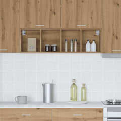 vidaXL Hanging Cabinet Artisan Oak 30 x 29.5 x 100 cm Engineered Wood 4