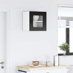 vidaXL Dishwasher Panel Kalmar Black 40 x 31 x 40 cm Engineered Wood 4