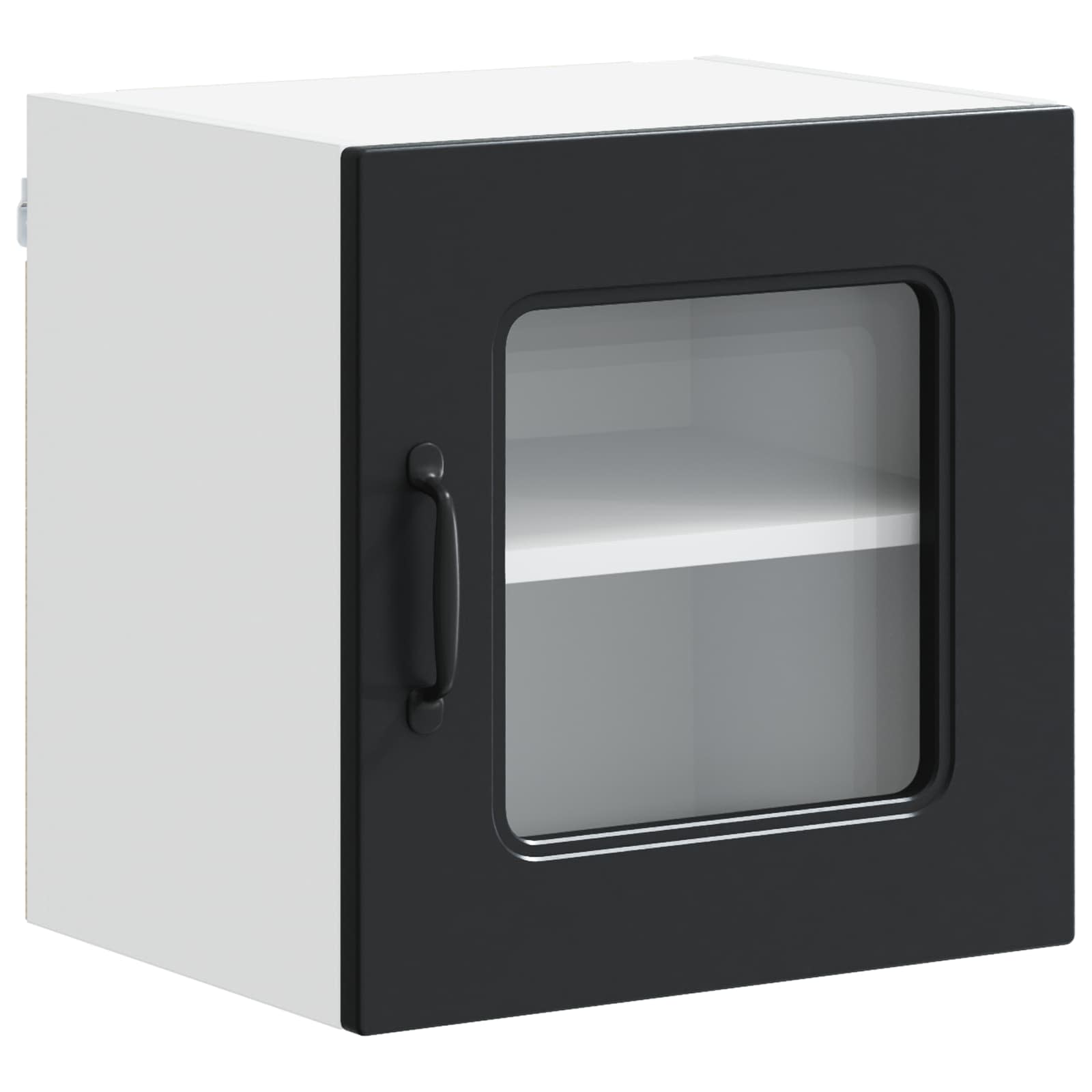 vidaXL Dishwasher Panel Kalmar Black 40 x 31 x 40 cm Engineered Wood 2