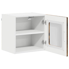 vidaXL Dishwasher Panel Kalmar 2 pcs Smoked Oak Engineered Wood 6