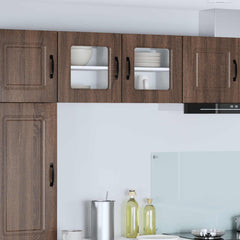 vidaXL Dishwasher Panel Kalmar Brown Oak 40 x 31 x 40 cm 1