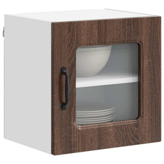 vidaXL Dishwasher Panel Kalmar 2 pcs Brown Oak Engineered Wood 3