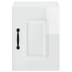 vidaXL Dishwasher Panel Kalmar High Gloss White 30 x 31 x 40 cm 6