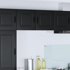 vidaXL Dishwasher Panel Kalmar Black 40 x 31 x 40 cm Engineered Wood 1