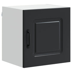 vidaXL Dishwasher Panel Kalmar Black 40 x 31 x 40 cm Engineered Wood 2