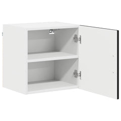 vidaXL Dishwasher Panel Kalmar 2 pcs Black Engineered Wood 6