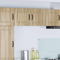 vidaXL Dishwasher Panel Kalmar 2 pcs Sonoma Oak Engineered Wood 1