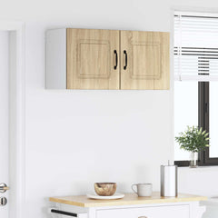 vidaXL Dishwasher Panel Kalmar 2 pcs Sonoma Oak Engineered Wood 4