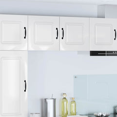 vidaXL Dishwasher Panel with 2 Doors KALMAR High Gloss White
