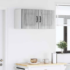 vidaXL Dishwasher Panel Kalmar 2 pcs Grey Sonoma Engineered Wood 4