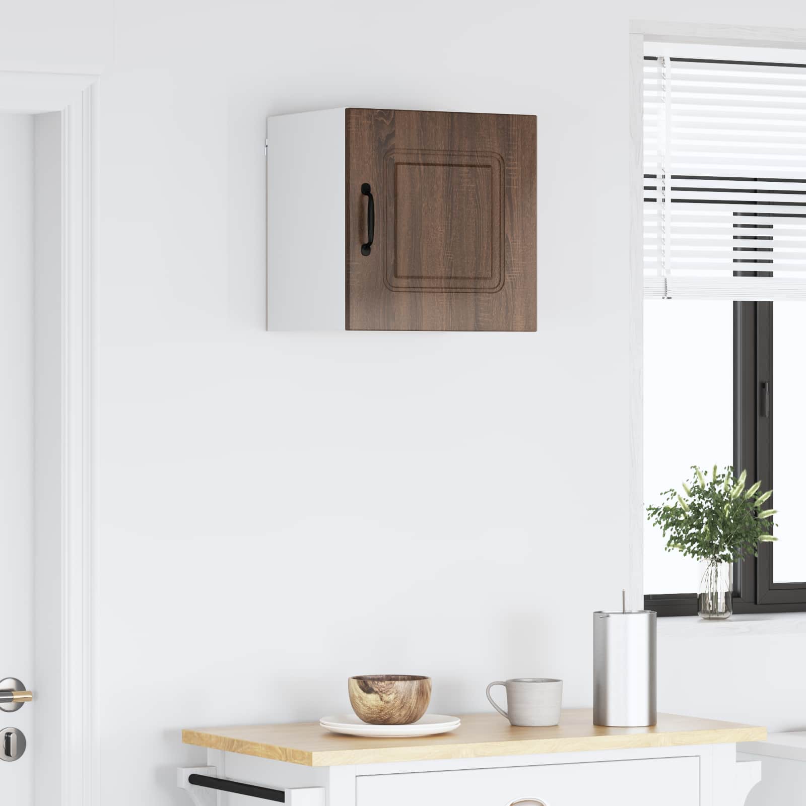 vidaXL Dishwasher Panel Kalmar Brown Oak 40 x 31 x 40 cm 4