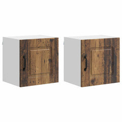 vidaXL Dishwasher Panel Kalmar 2 pcs Old Wood Engineered Wood 2
