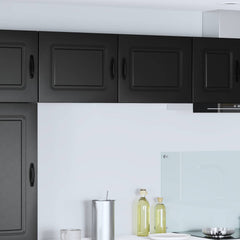 vidaXL Dishwasher Panel Kalmar Black 50 x 31 x 40 cm Engineered Wood 1