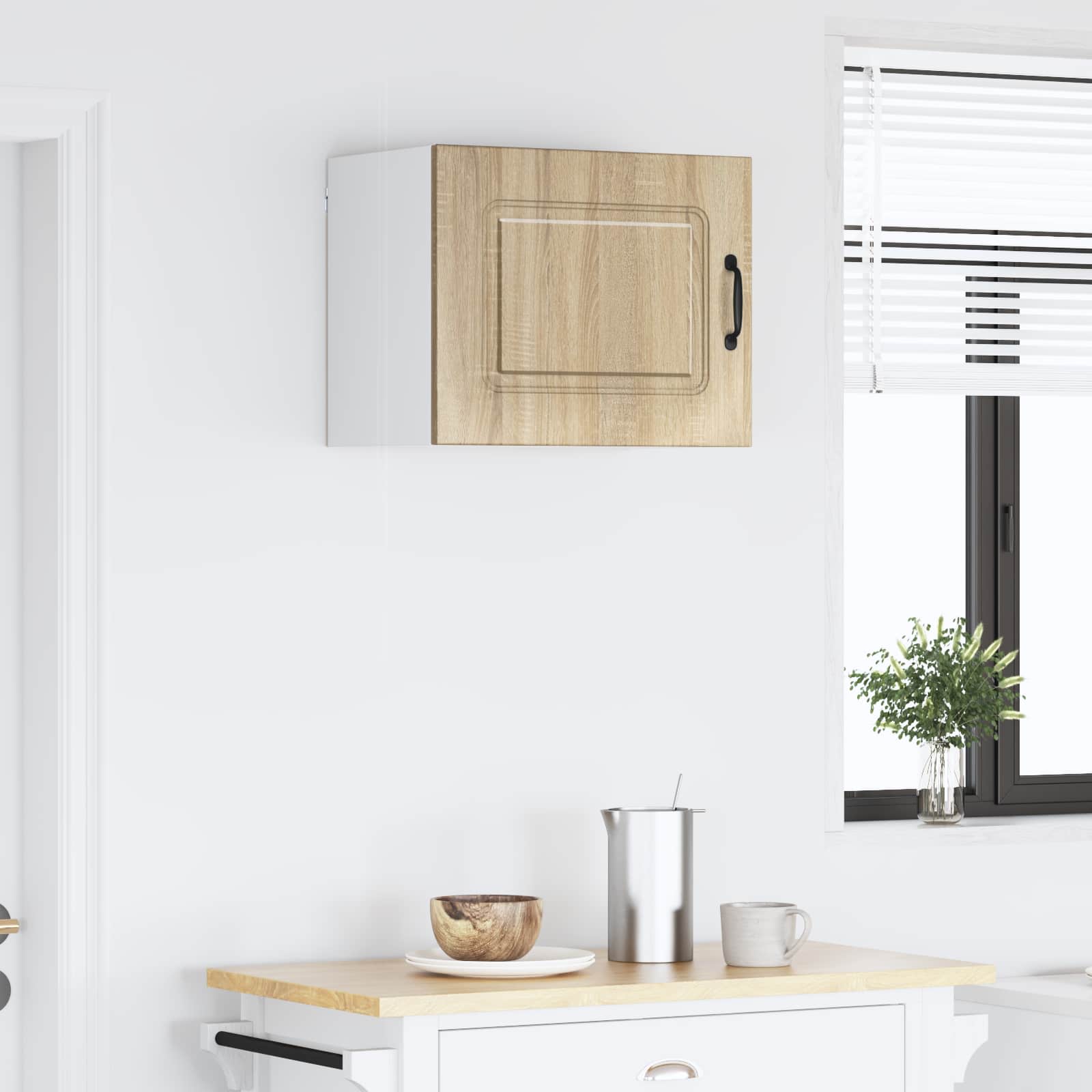 vidaXL Dishwasher Panel Kalmar Sonoma Oak 50 x 31 x 40 cm 4