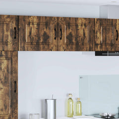 vidaXL Dishwasher Panel Kalmar Smoked Oak 50 x 31 x 40 cm 1