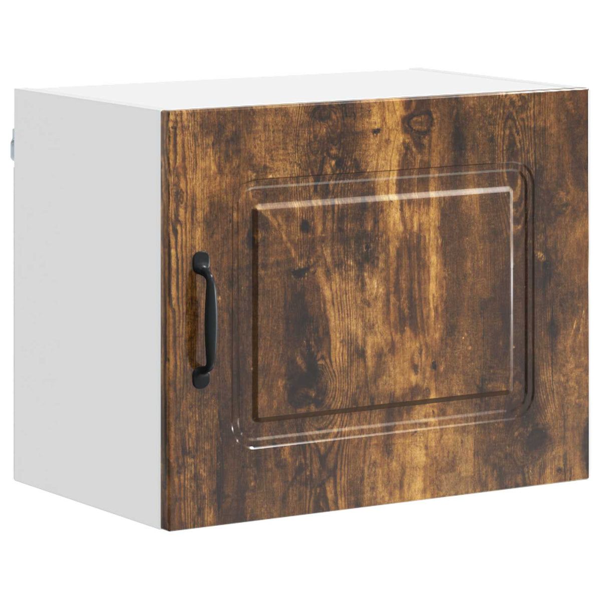 Kitchen Wall Cabinet "Kalmar" Engineered Wood Smoked oak 1x wall cabinet (1 door) 40 cm wide 40 cm high–1x wall corner cabinet 57 cm wide 80 cm high 1x wall cabinet (1 door) 50 cm wide 40 cm high