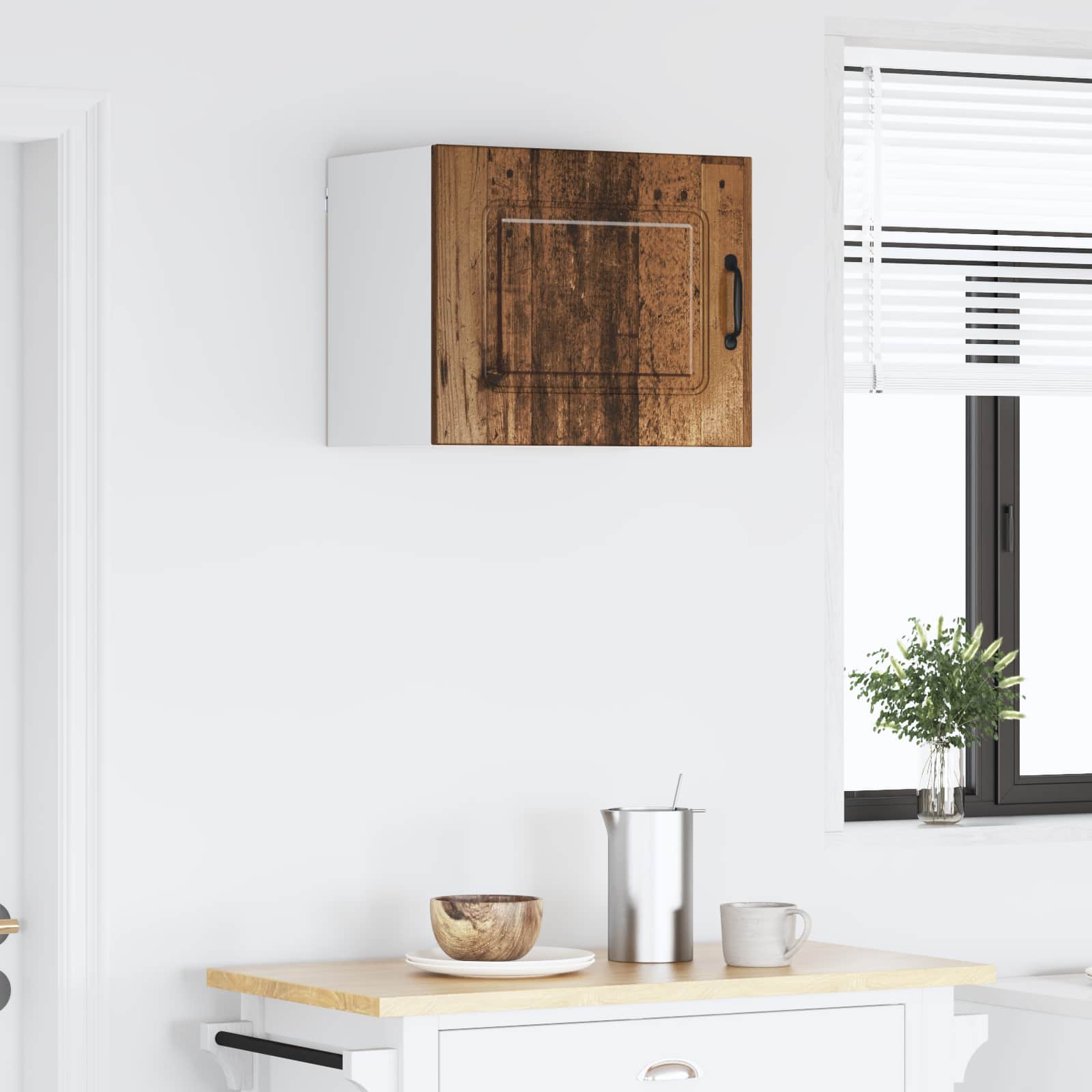 vidaXL Dishwasher Panel Kalmar Old Wood 50 x 31 x 40 cm 4