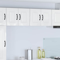 Dishwasher Panel with 2 Doors KALMAR High Gloss White 1x wall cabinet (2 doors) 60 cm wide 40 cm high