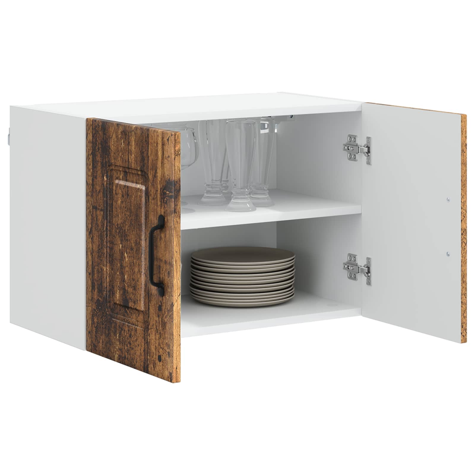 vidaXL Dishwasher Panel Kalmar Old Wood 60 x 31 x 40 cm 3