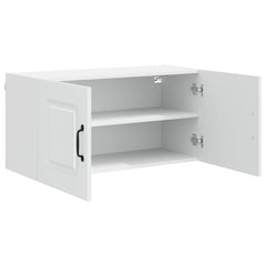 vidaXL Dishwasher Panel Kalmar White 80 x 31 x 40 cm Engineered Wood 5