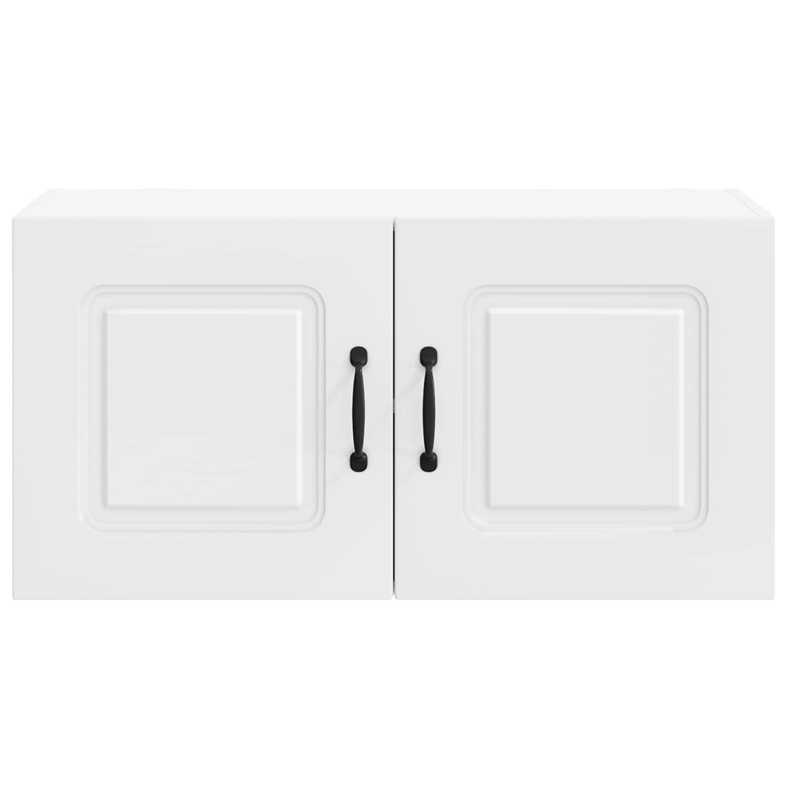 vidaXL Dishwasher Panel Kalmar White 80 x 31 x 40 cm Engineered Wood 6