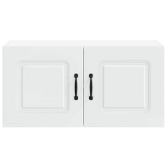 vidaXL Dishwasher Panel Kalmar White 80 x 31 x 40 cm Engineered Wood 6