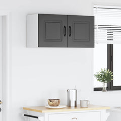 vidaXL Dishwasher Panel Kalmar Black 80 x 31 x 40 cm Engineered Wood 4