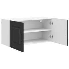vidaXL Dishwasher Panel Kalmar Black 80 x 31 x 40 cm Engineered Wood 5