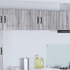 vidaXL Dishwasher Panel Kalmar Grey Sonoma 80 x 31 x 40 cm 1