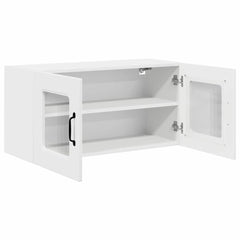 vidaXL Dishwasher Panel Kalmar White 80 x 31 x 40 cm Engineered Wood 5