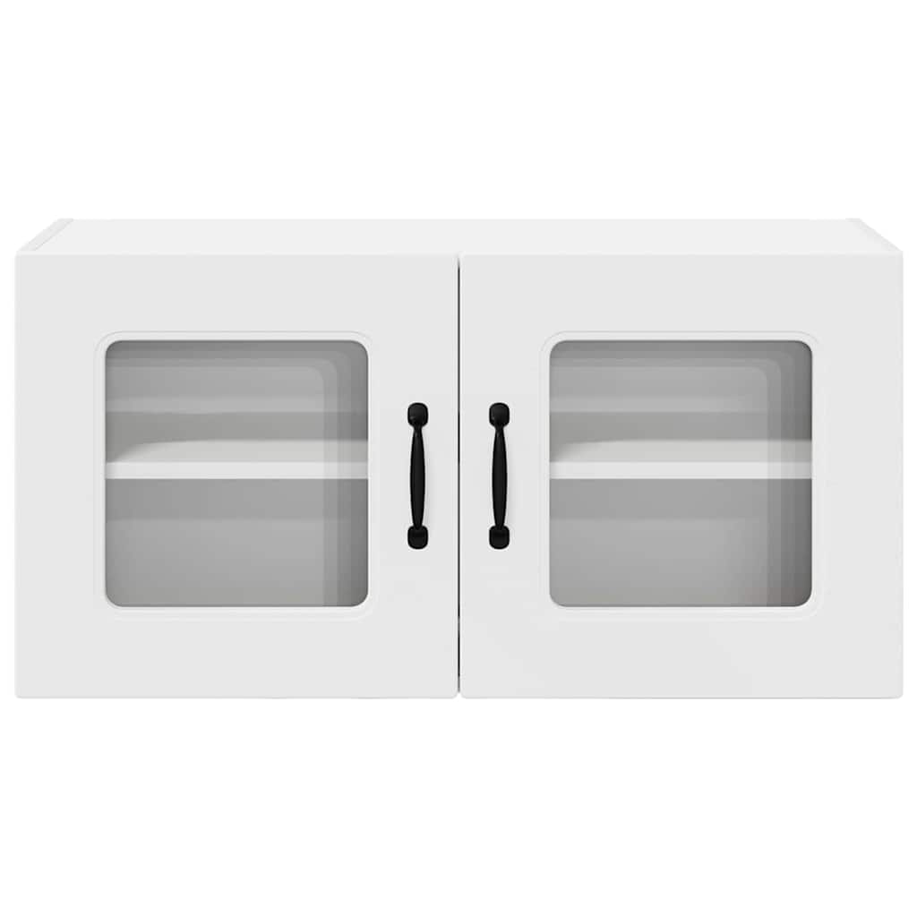 vidaXL Dishwasher Panel Kalmar White 80 x 31 x 40 cm Engineered Wood 6
