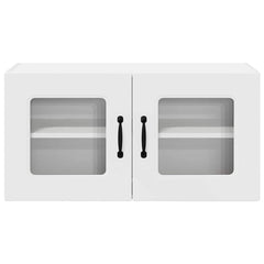 vidaXL Dishwasher Panel Kalmar White 80 x 31 x 40 cm Engineered Wood 6
