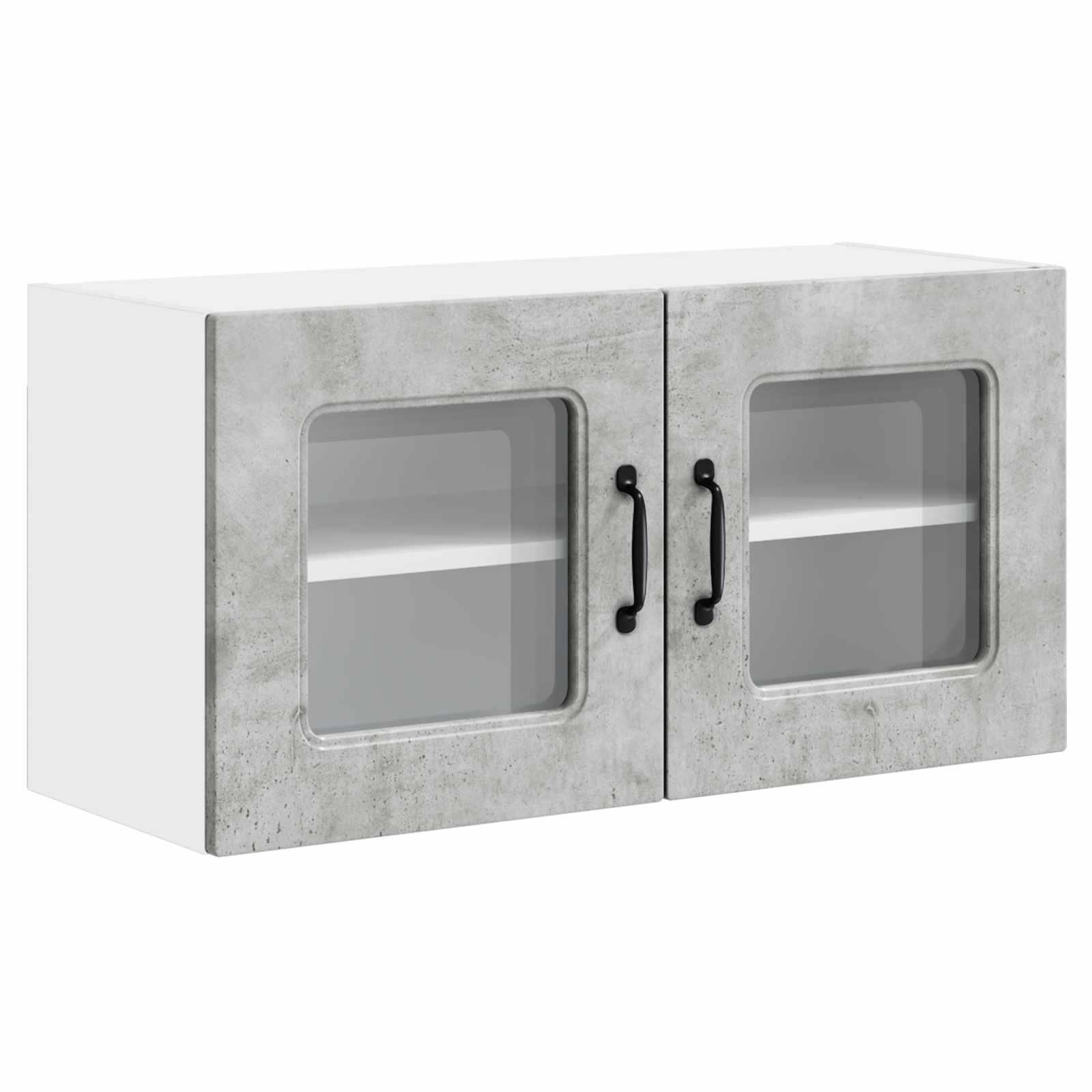 vidaXL Dishwasher Panel Kalmar Concrete Grey 80 x 31 x 40 cm 2