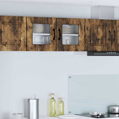 vidaXL Dishwasher Panel Kalmar Smoked Oak 80 x 31 x 40 cm 1