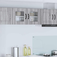 vidaXL Dishwasher Panel Kalmar Grey Sonoma 80 x 31 x 40 cm 1