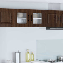 vidaXL Dishwasher Panel Kalmar Brown Oak 80 x 31 x 40 cm 1