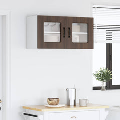 vidaXL Dishwasher Panel Kalmar Brown Oak 80 x 31 x 40 cm 3