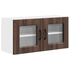 vidaXL Dishwasher Panel Kalmar Brown Oak 80 x 31 x 40 cm 2