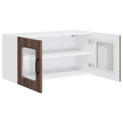 vidaXL Dishwasher Panel Kalmar Brown Oak 80 x 31 x 40 cm 4