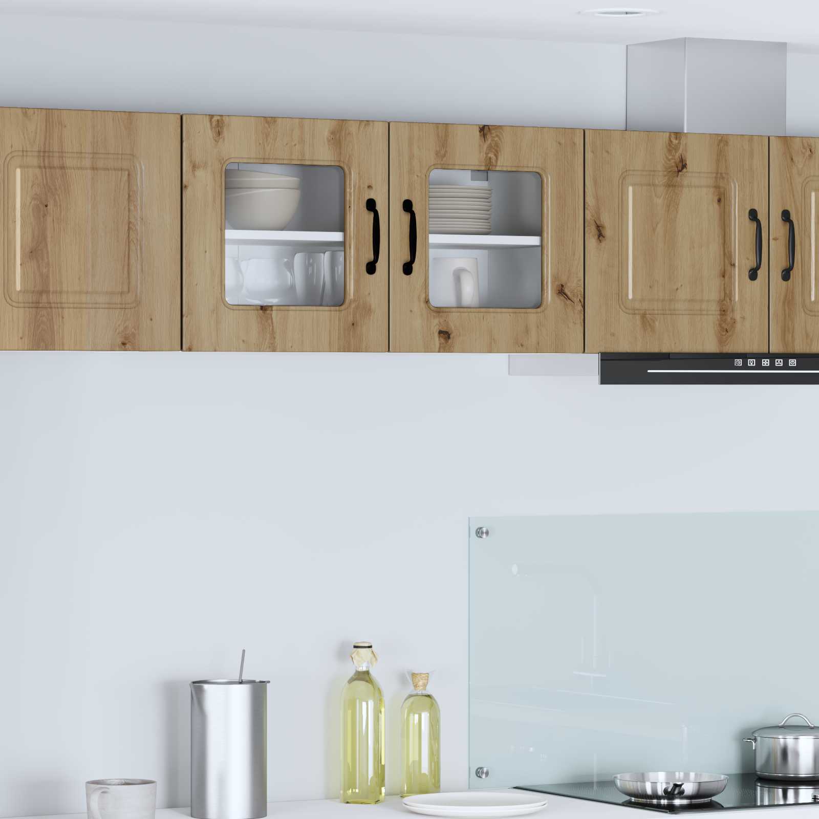 vidaXL Dishwasher Panel Kalmar Artisan Oak 80 x 31 x 40 cm 1